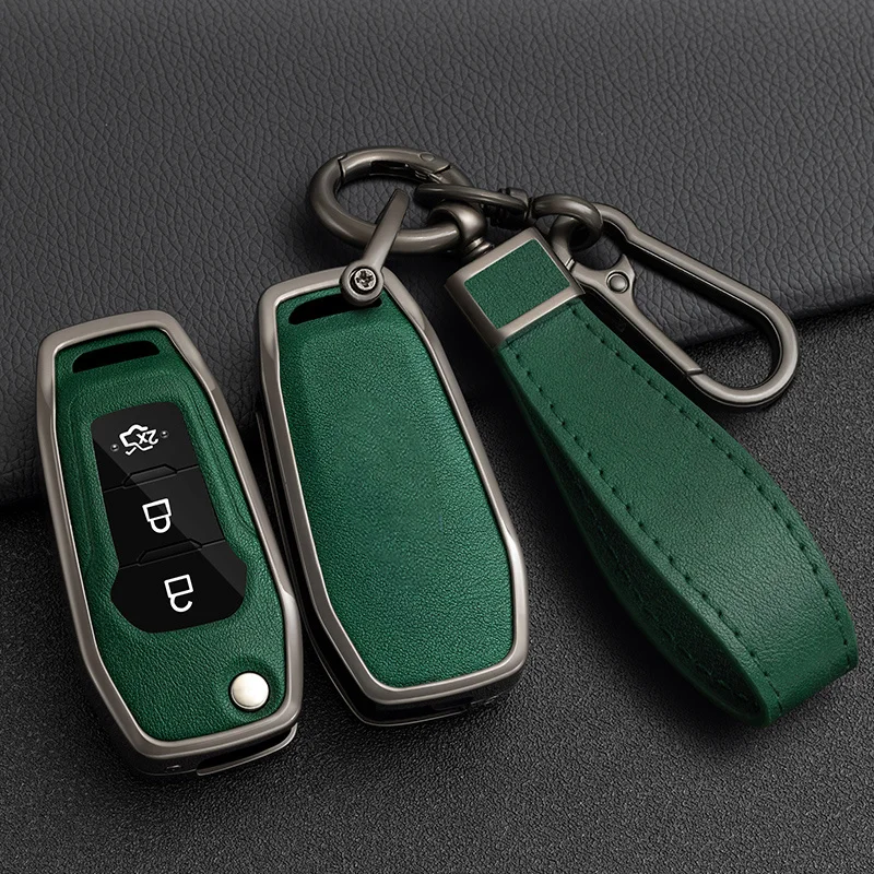 

Alloy Car Key Case Cover Shell For Ford Figo 2017 Mondeo 5 Ecosport Fiesta Mk8 Everest Ranger Fusion Kuga Escort F150