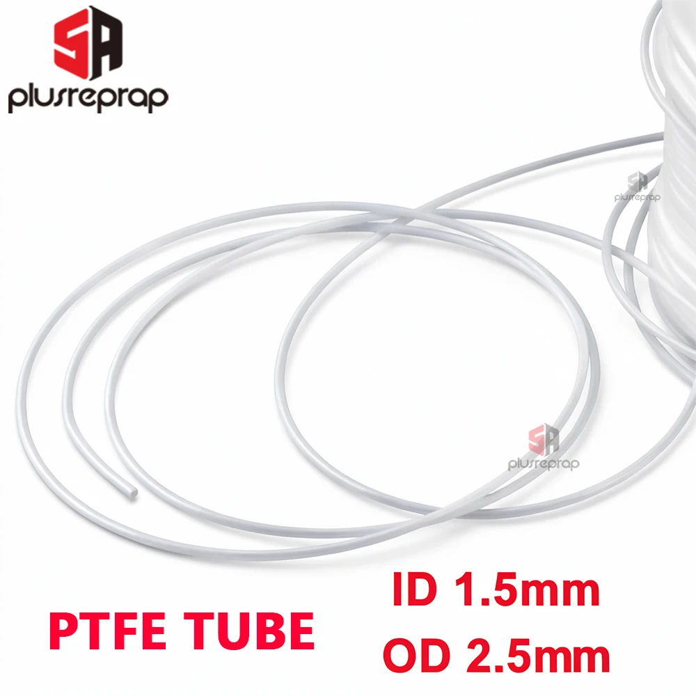 1Meter 1.5mm x 2.5mm / 0.8mm x 1.2mm PTFE Tube For 3D Printer Parts