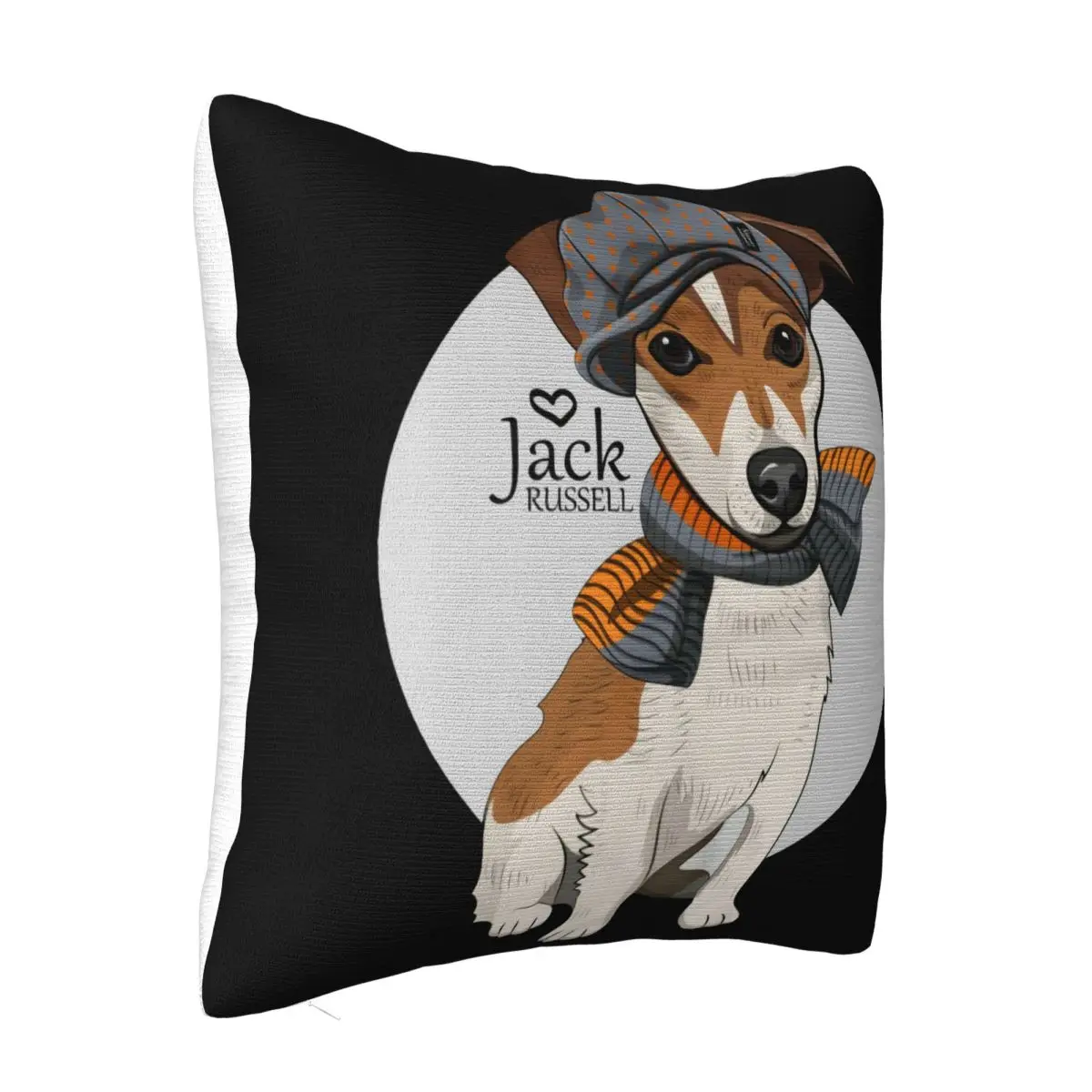 Jack Russell Unisex Dog Pet Terrior Small To 3Xl Customiz Slim Fit Trend Holiday Personality Pillow Case