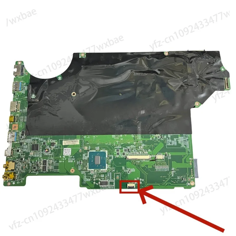 Original GE62 6QF GE72 laptop Laptop Motherboard MS-16J41 MS-17941 SR2FQ CPU：i7-6700HQ GPU：GTX970M 100% Test Work