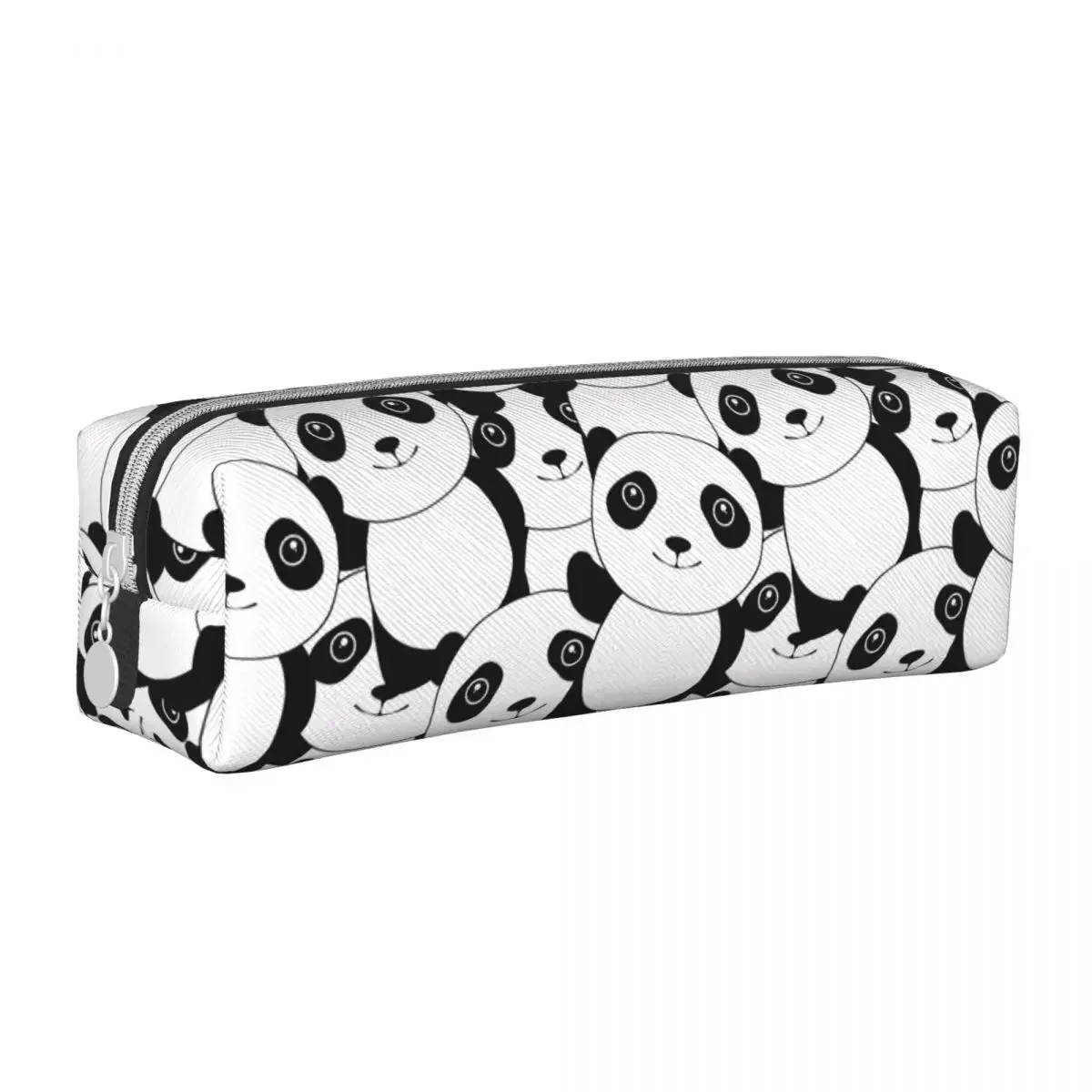 

Panda Cute Animal Black White Pencil Case Pen Bags Student Big Capacity School Supplies Zipper Pencilcases