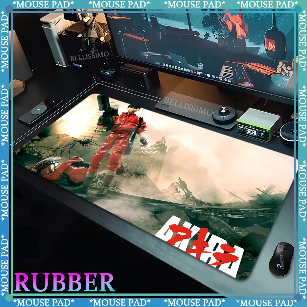 

Super large mouse pad A-AKIRA anime game computer pad 1200 X 600 rubber keyboard pad lock edge desk mat office non-slip mousepad