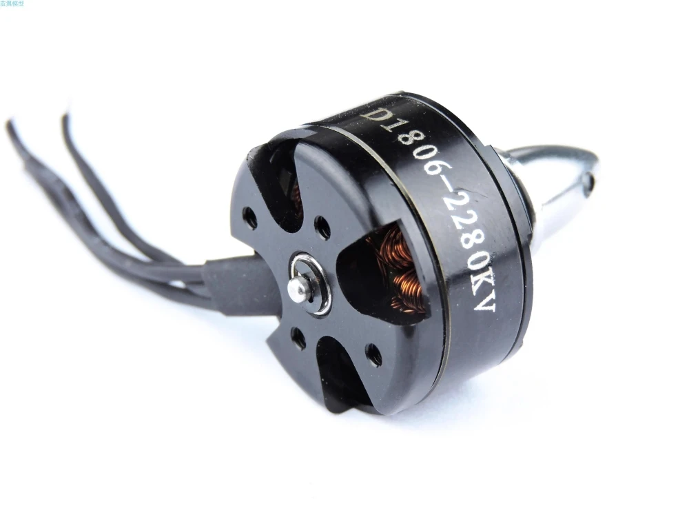 Hohe Qualität Quadcopter Flugzeug Propeller Bürstenlosen Motor D1806 2280 KV CW CCW Für Racing Drone FPV RC QAV260 250 Zubehör – Detail 12