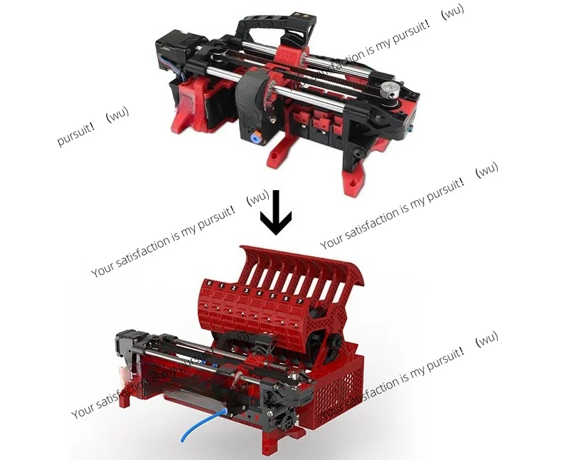 Suitable for 3D printer accessories, rabbit ERCF multi-color V1 upgrade V2 kit 6 colors upgrade 8 colors V2 optional main board