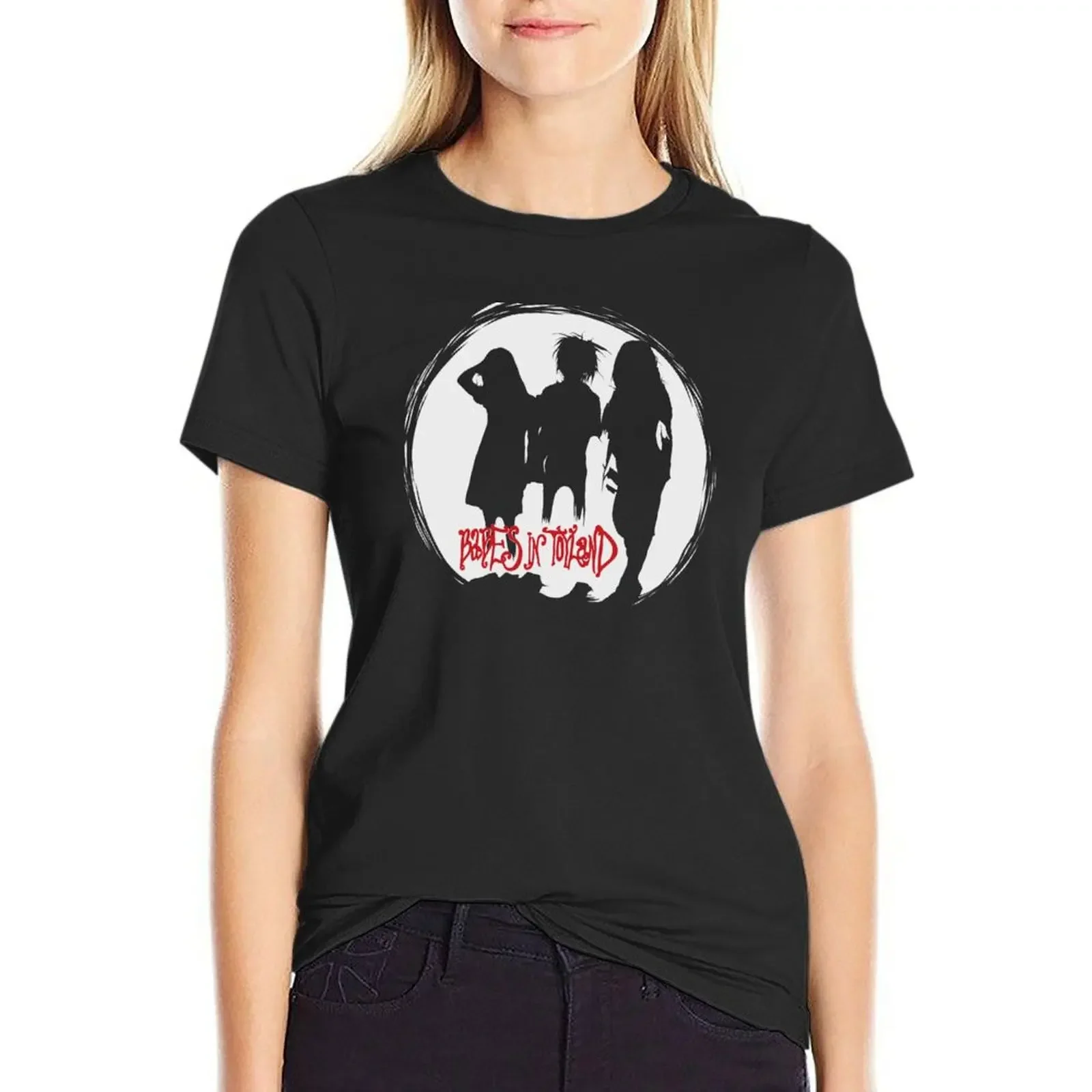 

Babes In Toyland T-Shirt female funnys summer clothes Aesthetic clothing black t-shirts for Women