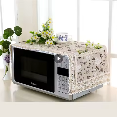 Electric Oven Cover Cloth Easy To Install Waterproof Durable Elastic Kitchen Accessories Microwave Oven Cover Dust-proof Linen