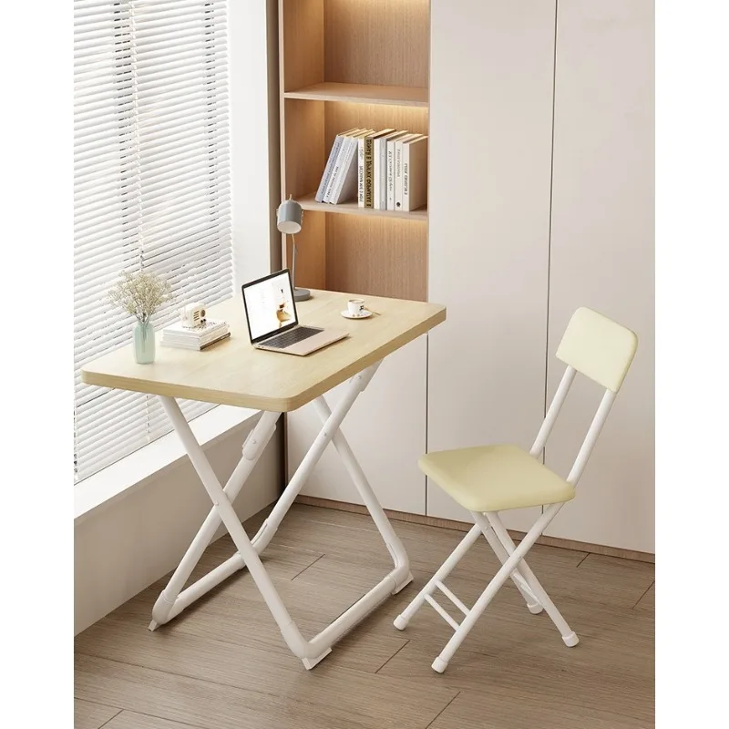 Folding chair folding stool household dining chair back chair training chair balcony chair dormitory chair portable chair