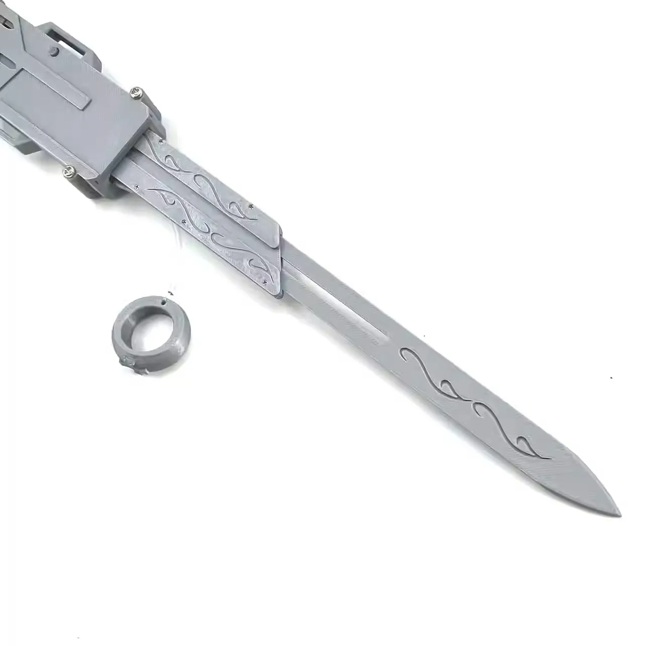 New Three-stage Line Control Sleeve Sword,  Elastic Cosplay Prop, Halloween Costume Accessory, Adult Birthday Gift