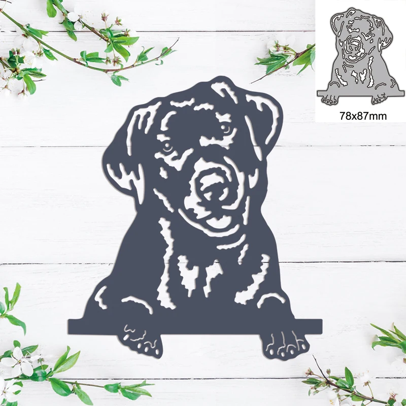 

Cute Dog Metal Cutting Dies For DIY Scrapbook Cutting Die Paper Cards Embossed Decorative Craft Die Cut 2022 New