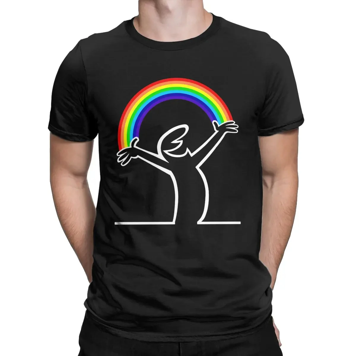 La linea Männer Lineman Regenbogen la Linea T-Shirt 100% Baumwolle Kleidung Vintage Kurzarm o Hals T-Shirts Geburtstags geschenk T-Shirt