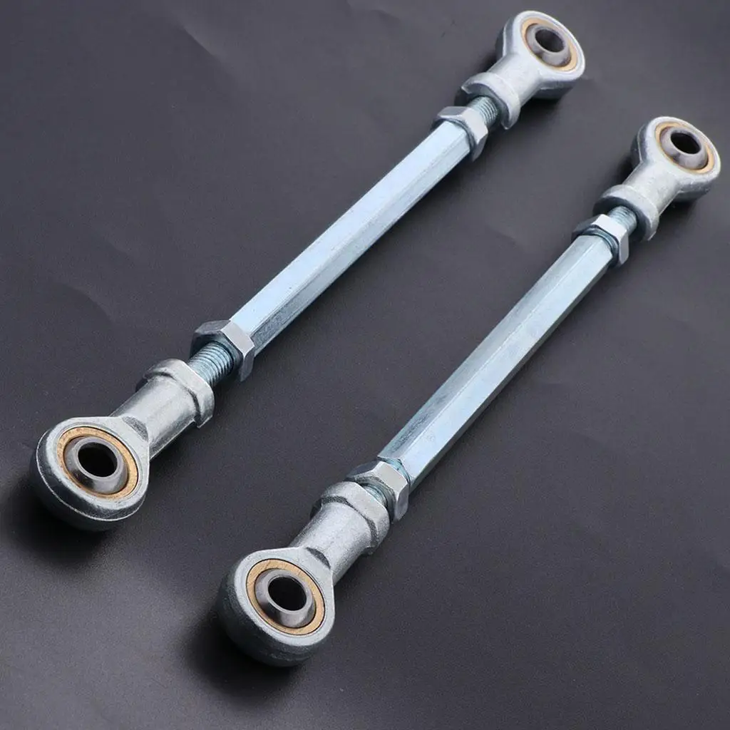 2 Pcs Tie Rod Ends Steering Kit W/ Ball Joints Bar Links ATV