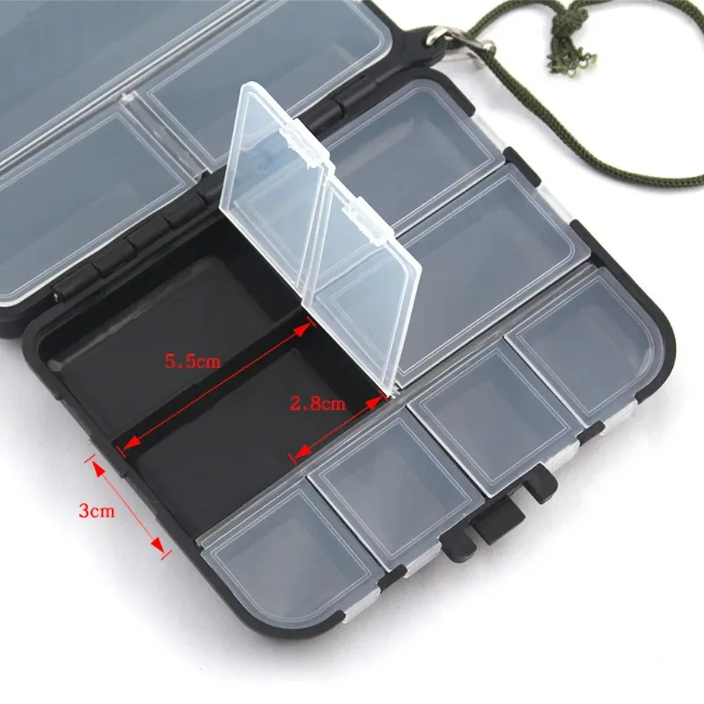 Fishing Gear Box Fishing Accessories Boxes Fish Hook Carp Accessories Storage Box Double sided Fishing Parts Storage Bait Boxse image 3