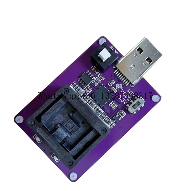 153 to USB 3.0 Burning Socket Read-write Test Socket BGA153 Test Stand HS200 GL3224E Chip