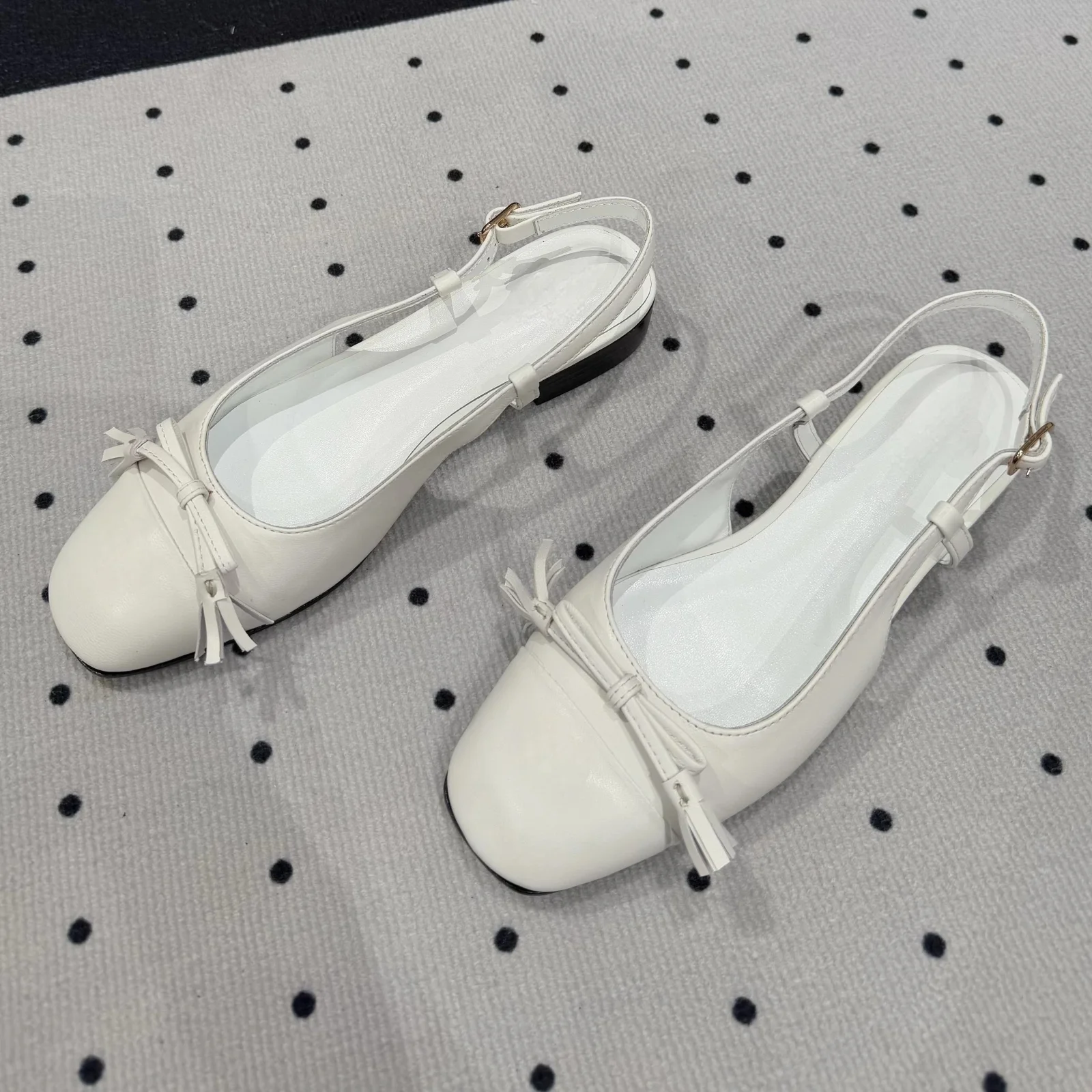 

2025 New Arrival Dress Pumps Horsehair Shallow Round-Toe Kitten Heel Woman Pumps Leopard High Heels Handmade Zapatos De Mujer
