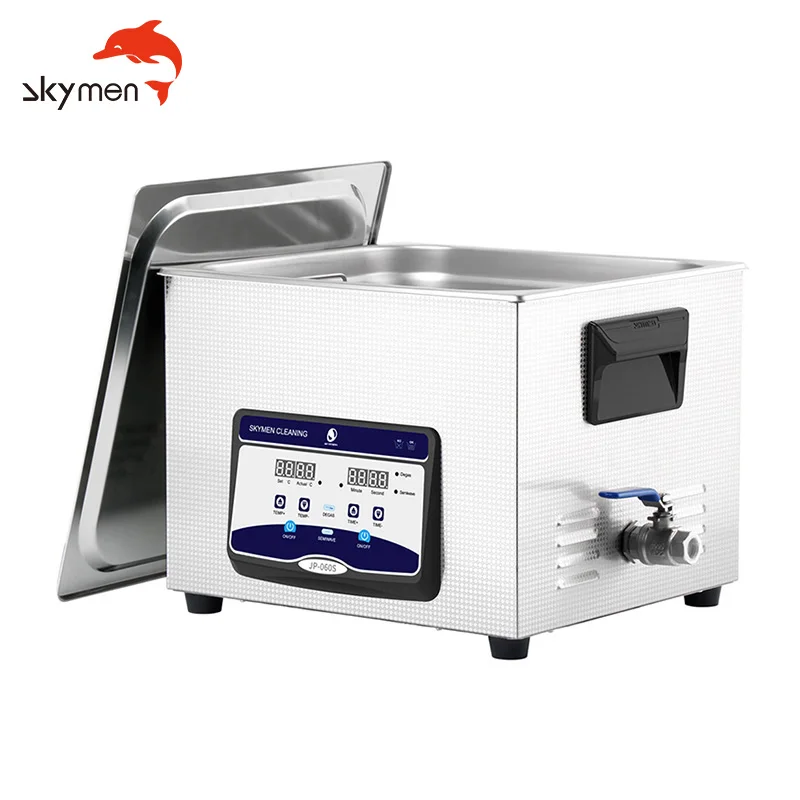 

Skymen Wholesale JP-060S 360W 15L Digital Lab Scientific Lab Equipment Automatic Ultrasonic Cleaner Ultrasound Cleaning Machine