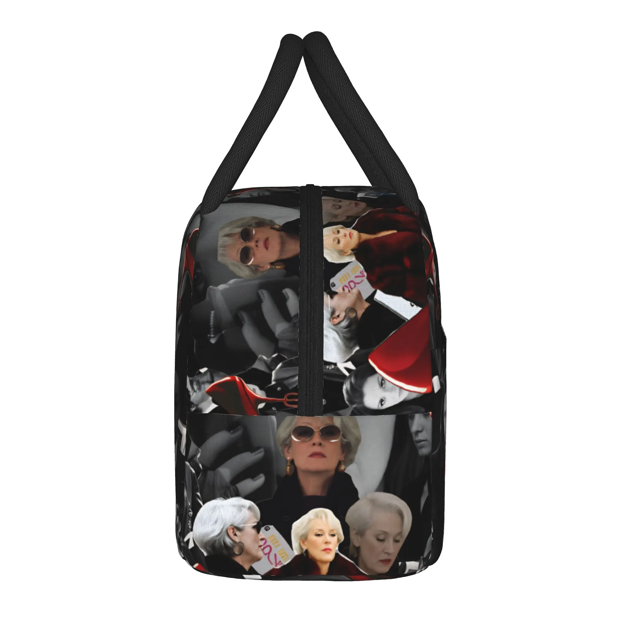 The Devil Wears Pradad Lunch Bag Film Lunch Box For Girls Picnic Portable Zipper Cooler Bag Waterproof Designer Tote Food Bags