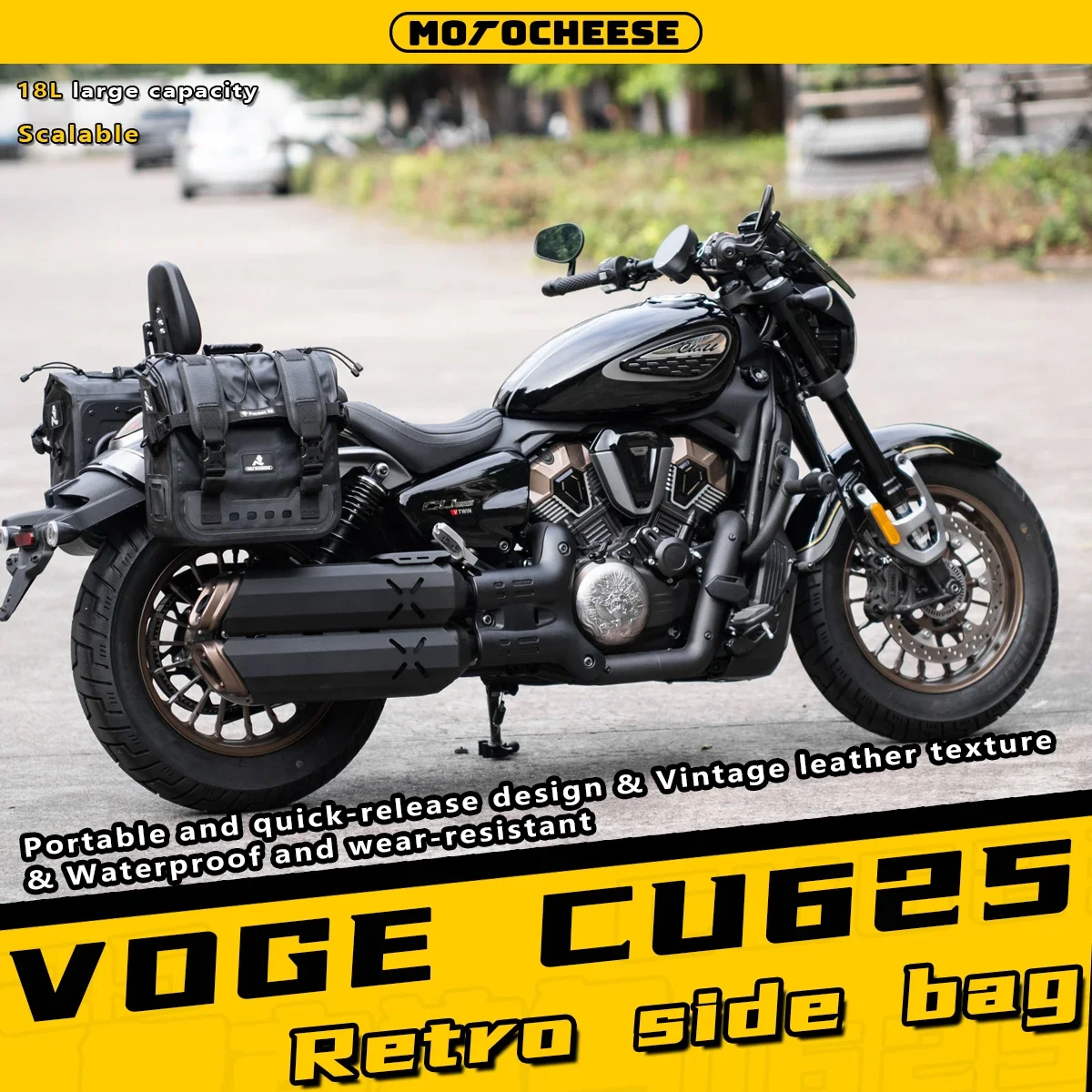 Motorcycle Waterproof Increase Storage Space Tank Bag Side Bag for Riding Durable Storage Solution for VOGE CU625