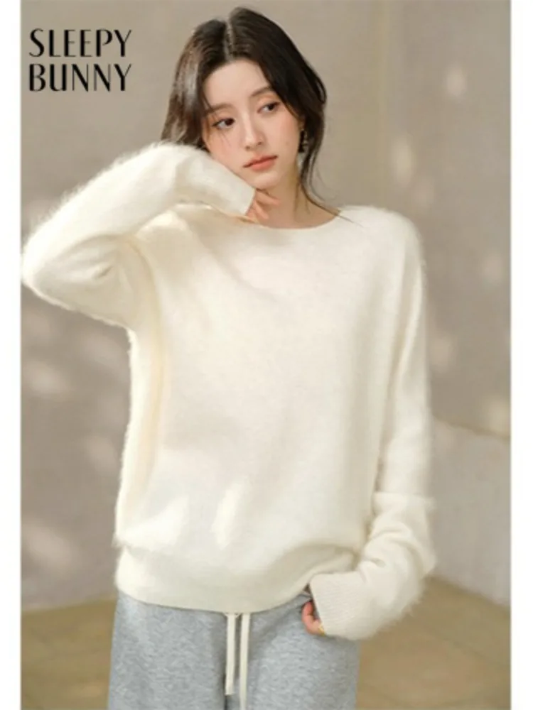 

Women Lady High-Waist Loose Wide-Leg Pants Warm Spring Sweatpants Contrast Drawstring Casual Trousers Comfy Daily Fit Outfit