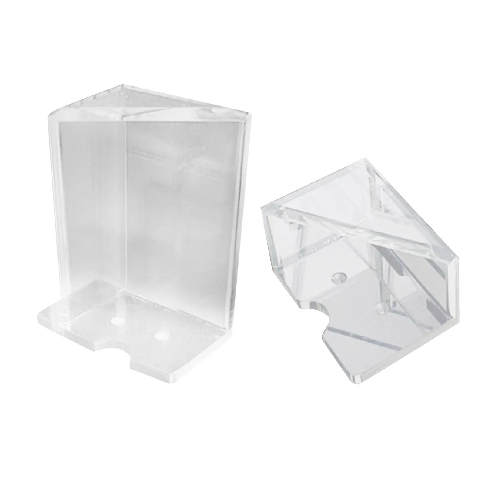 

Discard Holder Tray Transparent Acrylic Black Base Board Game for Gambling Games