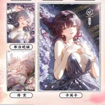 批發女神故事卡牌收藏卡補充包A5仲夏夜之夢亞克力ABC盒性感風格老婆動漫TCG 6 最佳銷售 女神卡 - №4
