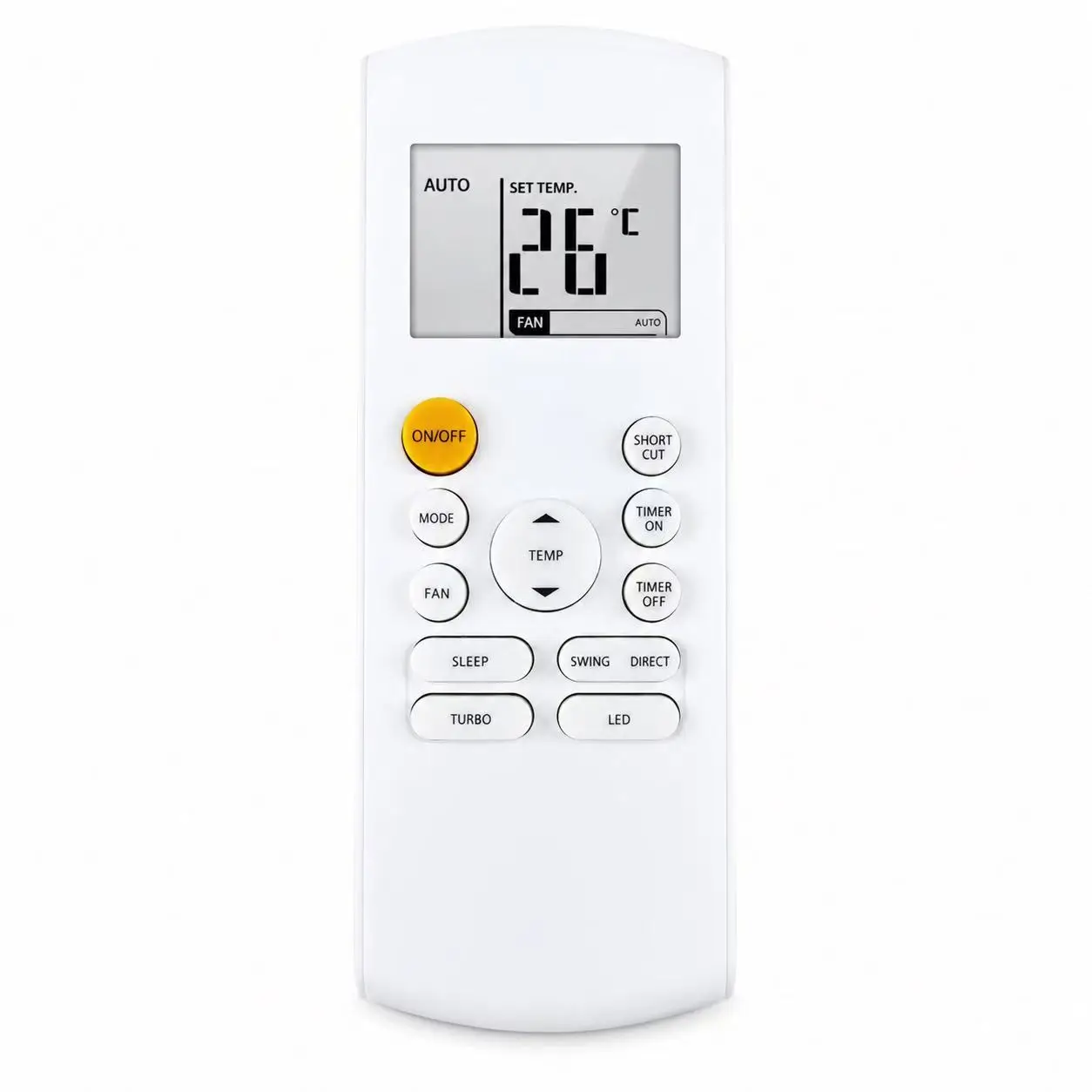Replacement RG57A7/BGEF RG57B1/BGE Remote Control For Midea AC RG57D/BGE RG57E1/BGEU1 RG57H3/BGEFU1 RG57A6/BGEFU1