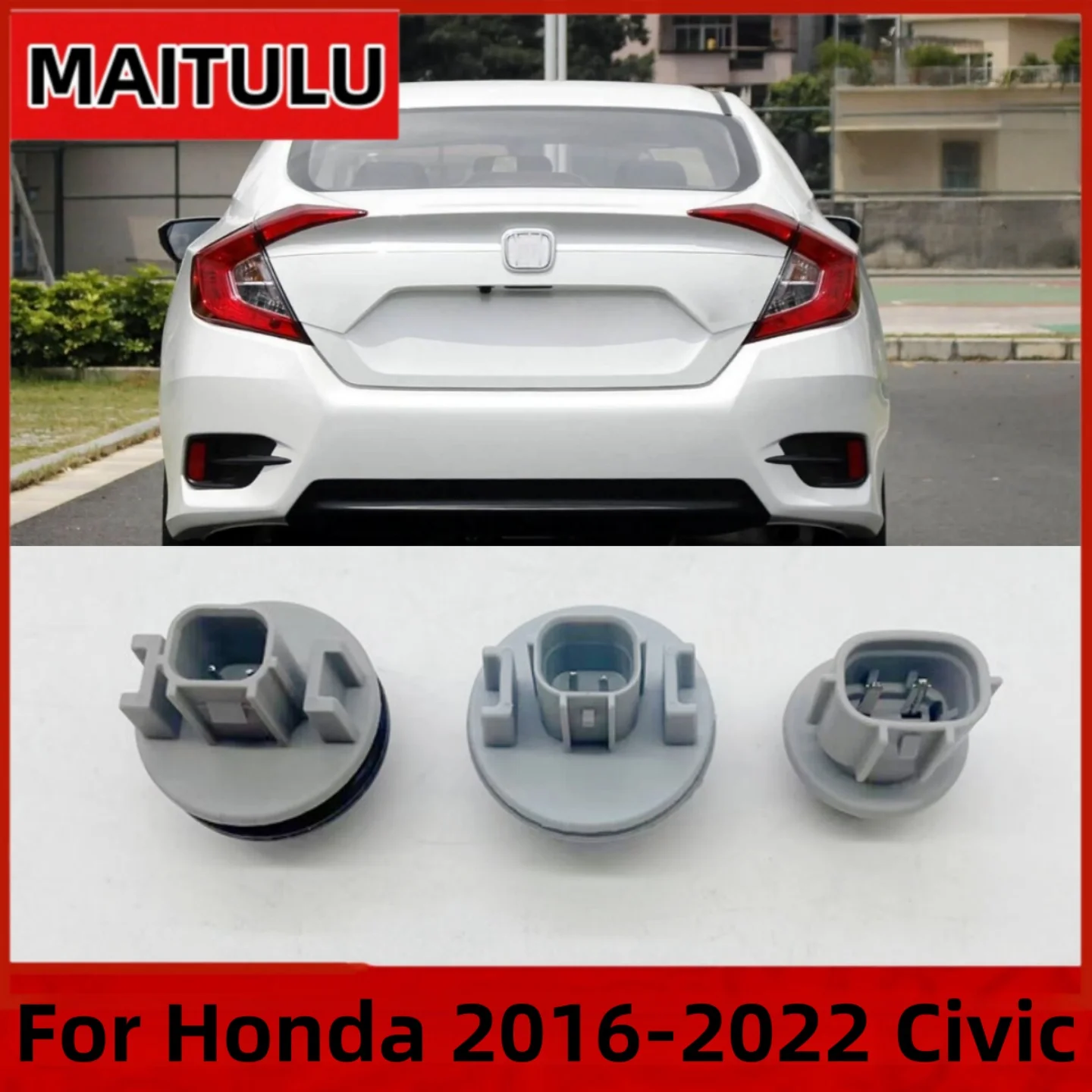 

For the rear lamp socket and rear tail lamp bulb socket of the Honda 16, 17, 18, 19, 20 Civic FC1 model. 33304-SZW-003