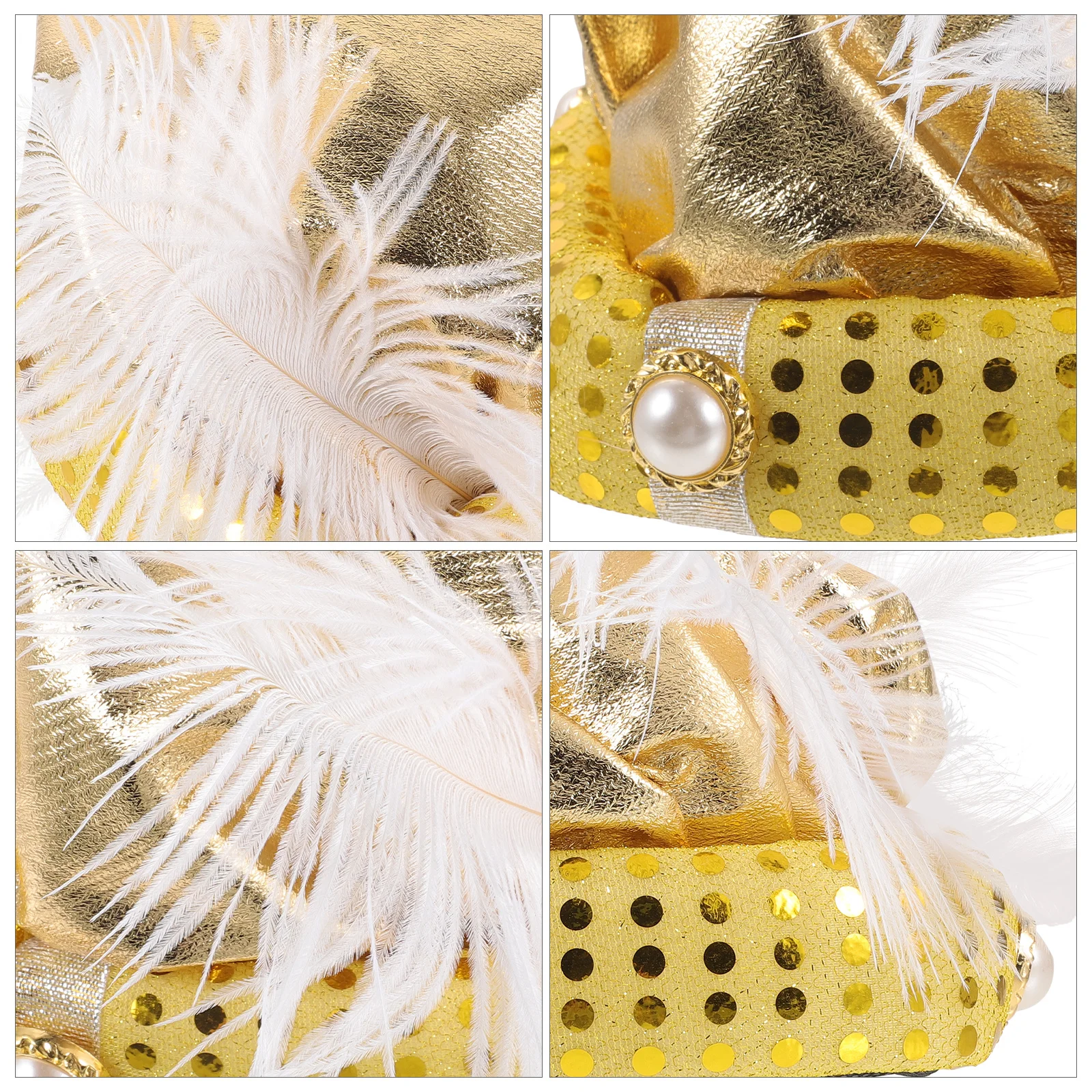 

1 Piece Fashionable Plume Cap Decorative Hat for Adult Party Cosplay Role Carnival Photo Booth Accessory