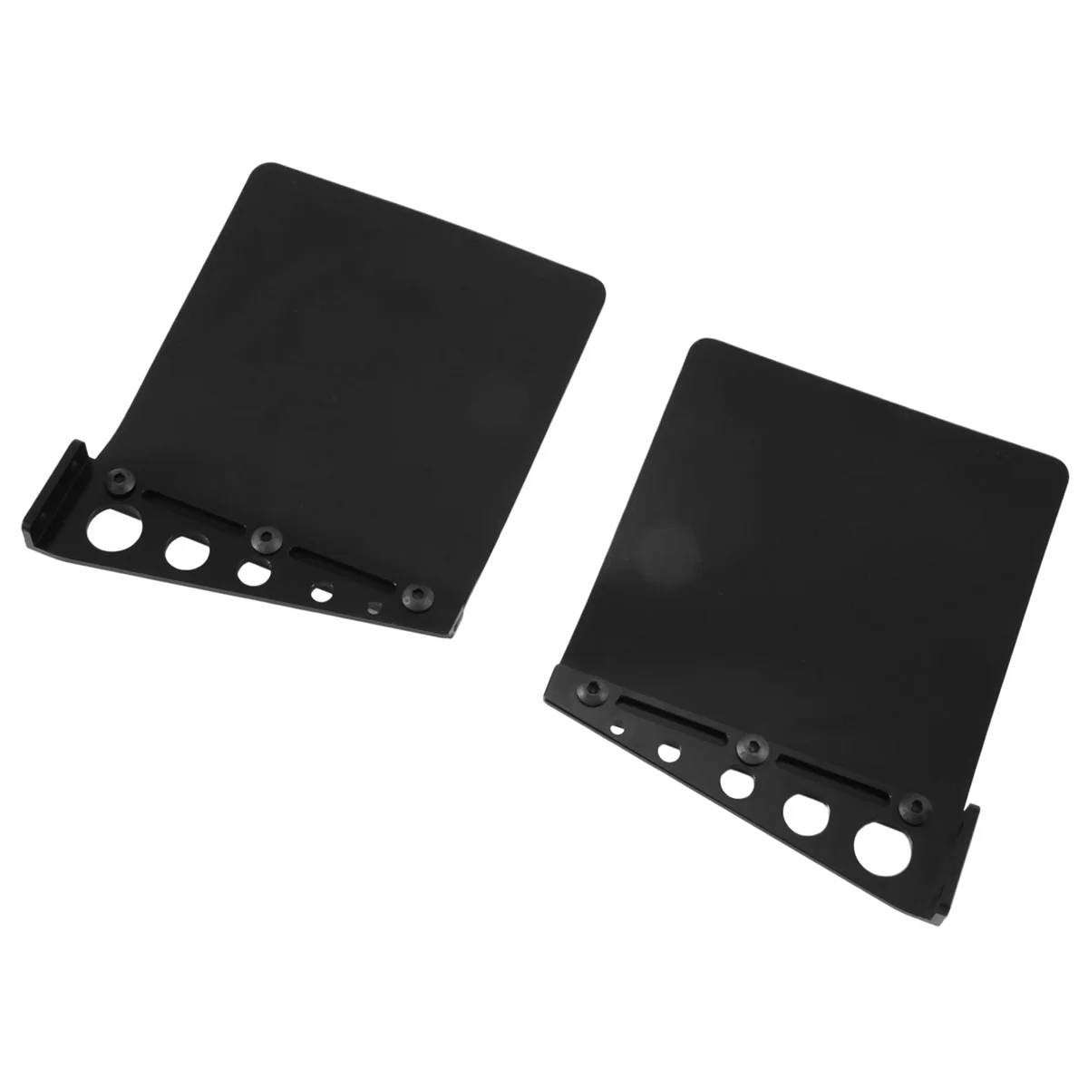 2Pcs 머드 가드 펜더 트림 1/14 TMIYA RC 트럭 티퍼 남자 TGX TGS JX F2000 LESU 모델 자동차 DIY 부품