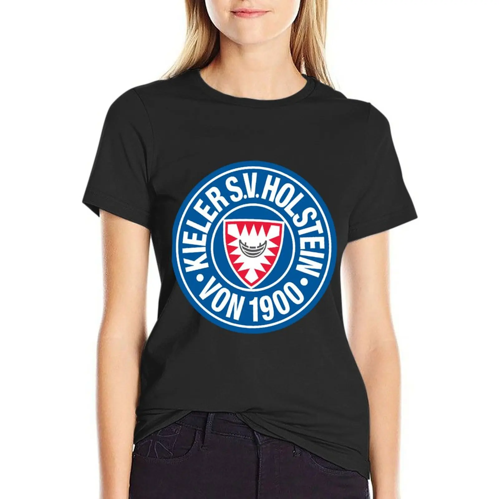 Holstein Kiel coat of arms flag T-Shirt sublime kawaii clothes anime clothes for Women