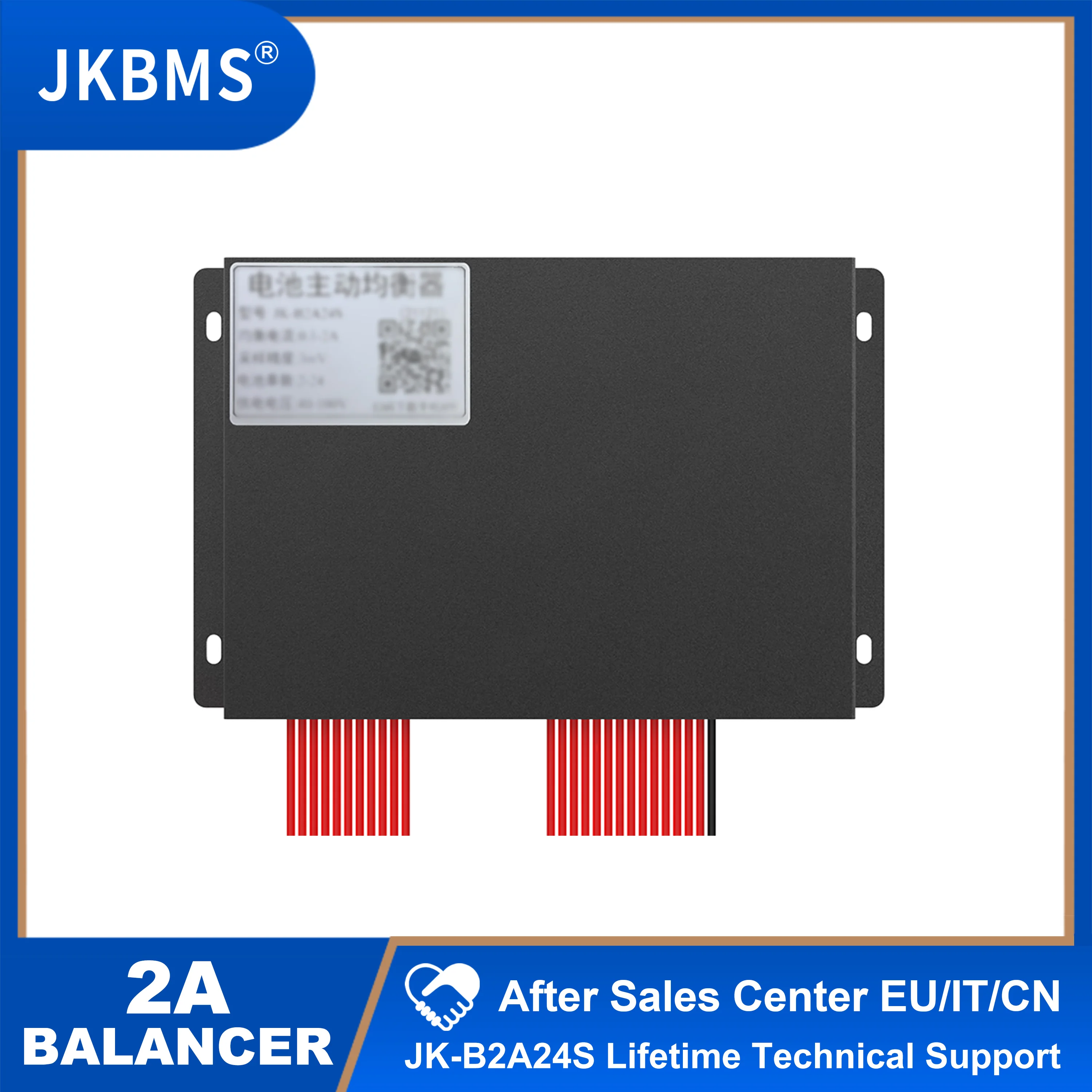 JKBMS Smart Active Equalizer 12S 13S 14S 15S 16S 17S 18S 20S 21S 2S 23S 24S 2A Supercapacitor Active Balancer Battery Bluetooth