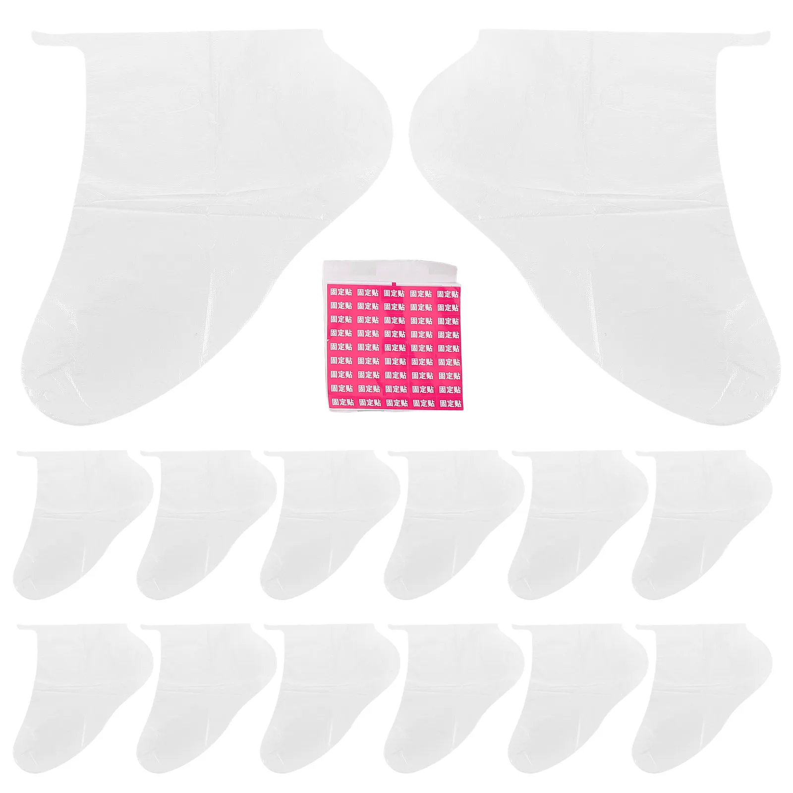 

100pcs Mask Pedicure Socks Disposable Plastic Bag Spa Beauty Salon Supplies Waterproof Supplies For Women Cover Tools