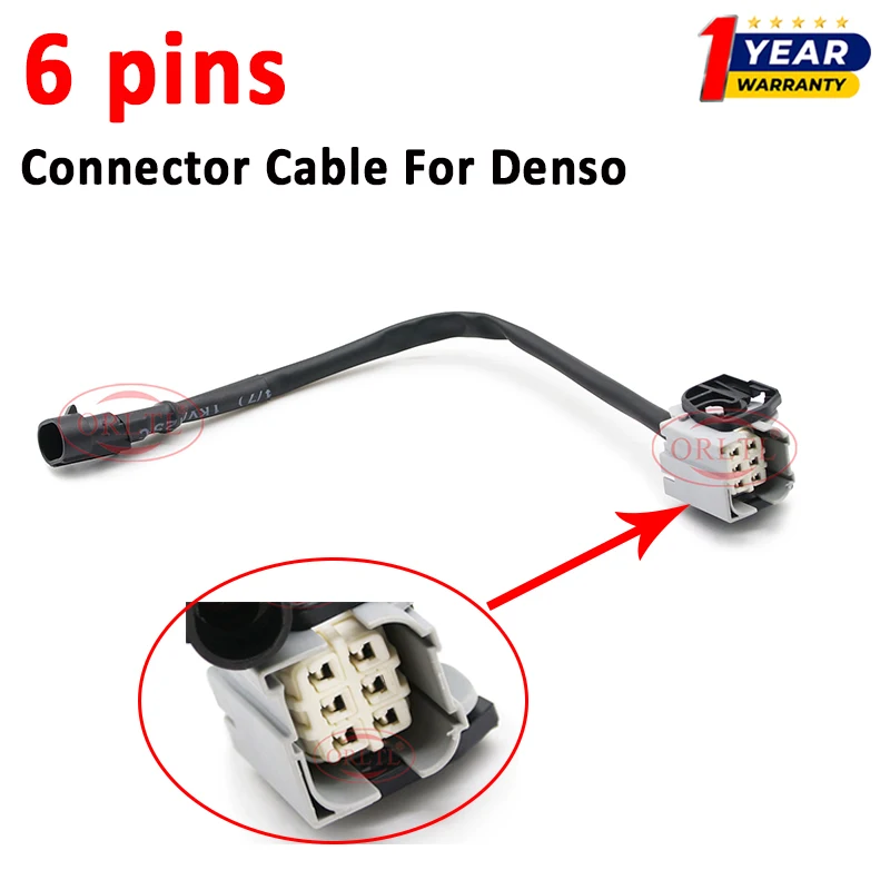 

6-контактный разъем смарт-сигнала инжектора, кабель-адаптер для G4 1GD 2GD 23670-0E060 23670-0E070 23670-11030