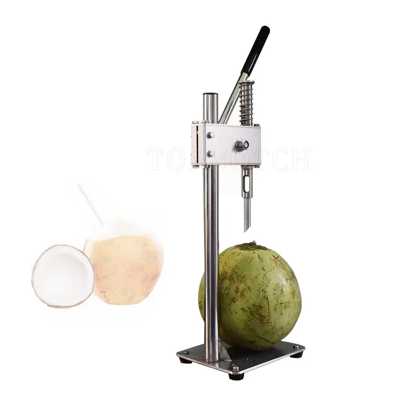 Открытый кокосовый артефакт для сверления отверстий для молодых кокосовых отверстий, ручная вертикальная машина для открытия крышки кокоса