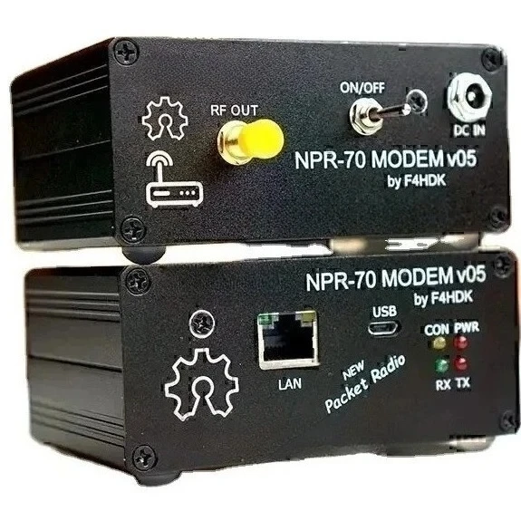 NPR-70 v05 Modem by F4HDK | New Packet Radio over 70cm Band | Amateur Radio Packet Radio | Factory-Assembled