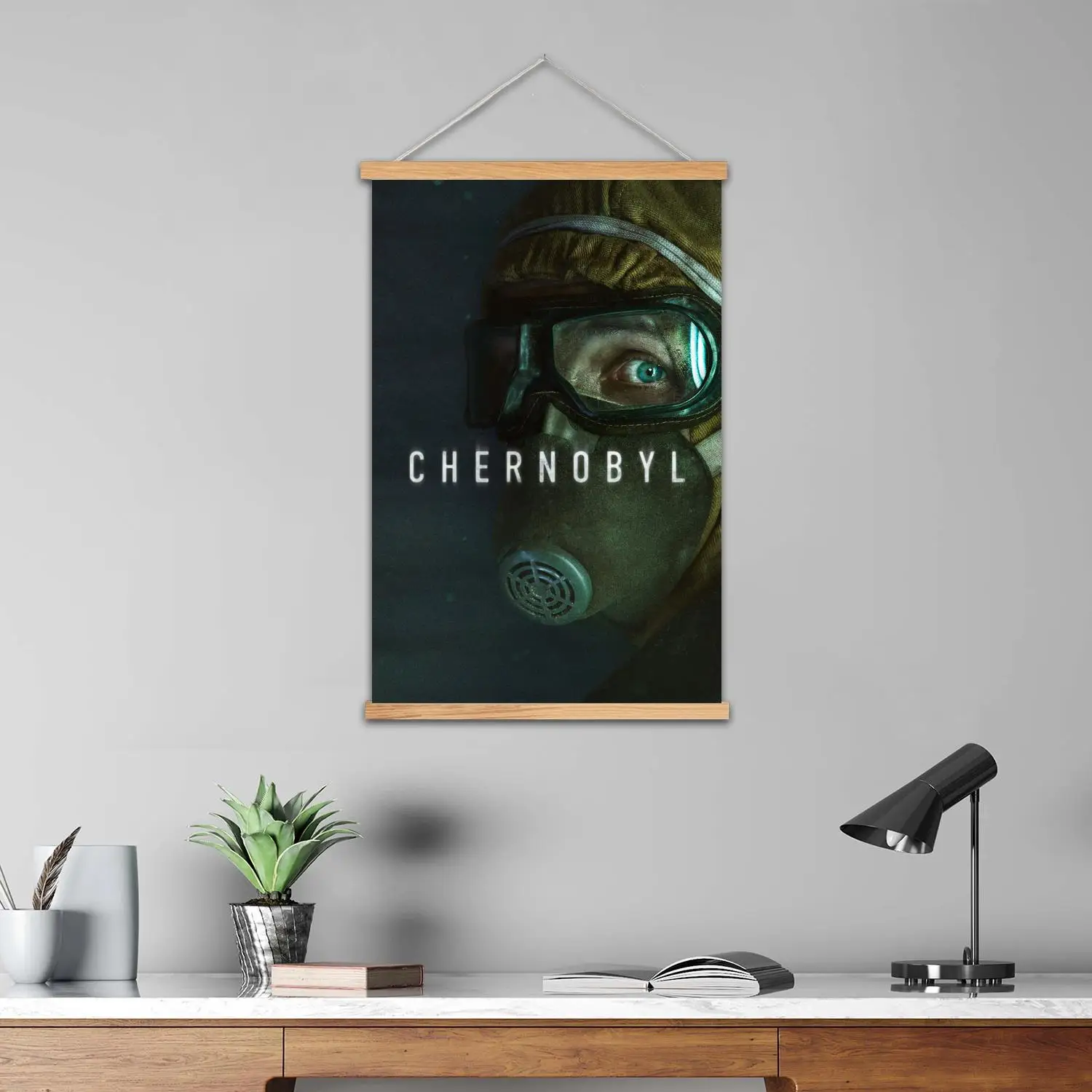 Chernobyl TV Show Framed Wall Painting Canvas Art Poster and Wall Art,  Modern Family Bedroom Decor,Decorative painting
