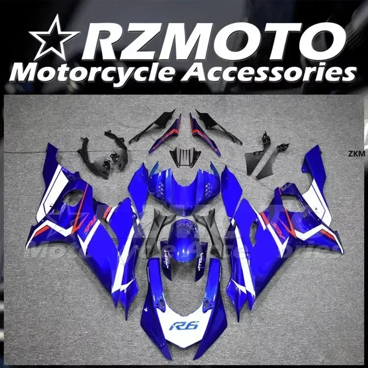 

4Gifts New ABS Fairings Kit Fit For YAMAHA YZF-R6 R6 2017 2018 2019 2020 2021 2022 17 18 19 20 21 22 Bodywork Set Blue Red