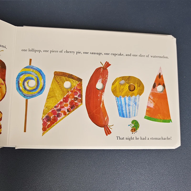 Inglês Educacional Livro Imagem para o bebê Kids and Children, The Very Hungry Eric Carle, 1 livro