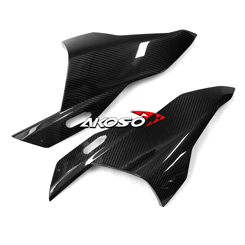 100% 3K Full Carbon Fiber Motorcycle Headlight Lamp Covers Front Side Fairing Kit For BMW S1000RR M1000RR 2019 2020 2021 2022