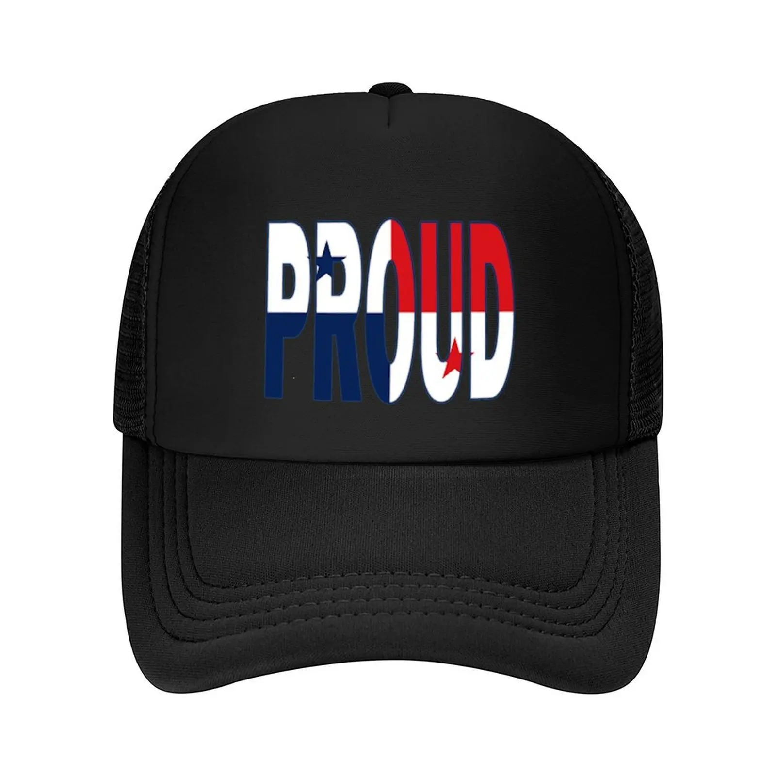 

Panama Flag in The Word Proud - Panamanian - Soca Mode Baseball Cap Wild Ball Hat Trucker Cap Brand Man cap sun hat Mens Women's