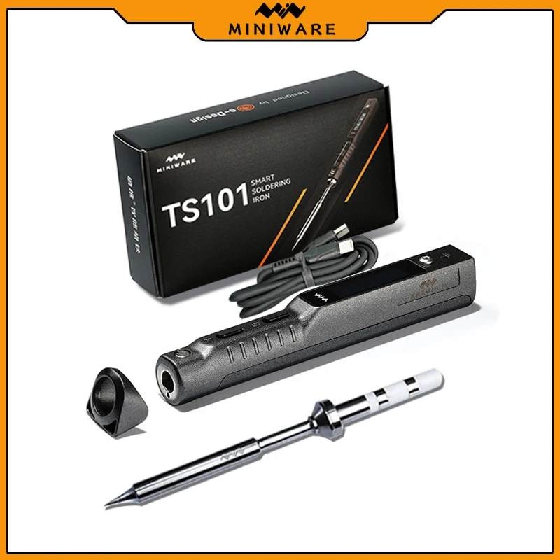 Original TS101 Soldering Iron Electric 65W LCD Temperature Adjustable Programming New TS100 Soldering Iron Upgrade