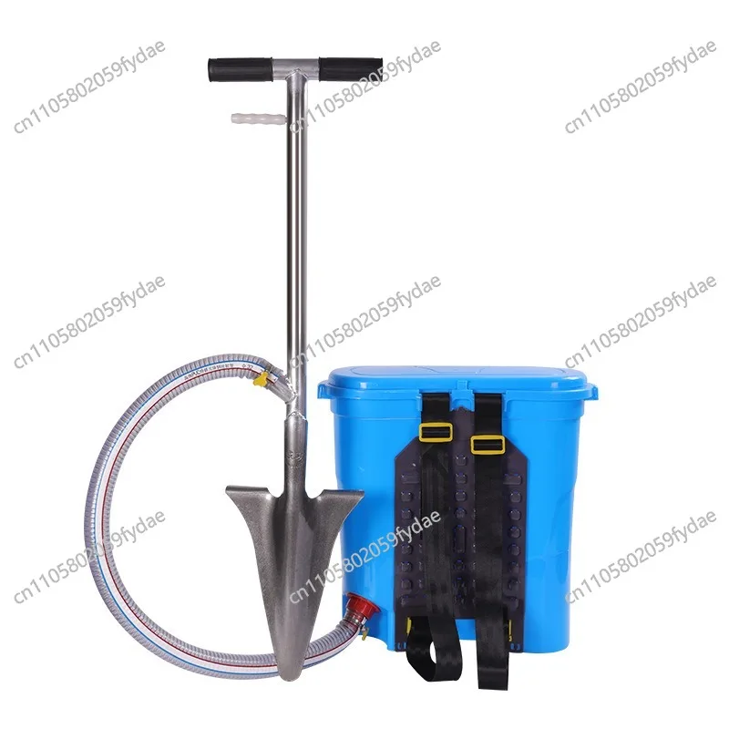 Manual Granular Fertilizer Applicator  for Farm Corn Cane Plants Garden with Backpack Bag