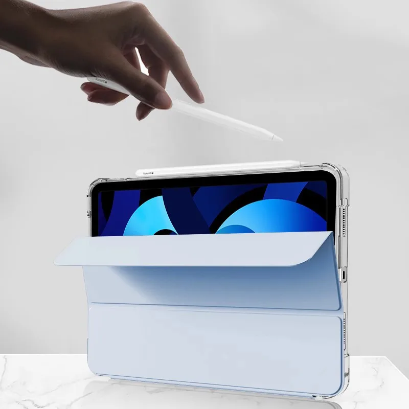 حافظة شفافة لفتحة القلم لهاتف Xiaomi Pad 7 Ultra 14 بوصة 2025 6S Pro Poco Pad 12.1 Redmi Pad Pro 12.1 Pro 5G 12.1 غطاء مضاد للسقوط