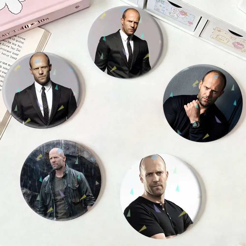 

J-Jason statham Badges Niche Design Brooch for Backpack Lapel Pins Creative Accessories