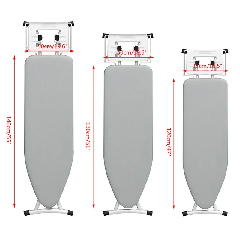 Ironing Board Cover Board Cover Most Large Standard Sizes - Heatproof Iron Pad for Table Top Resistant Padding Grey