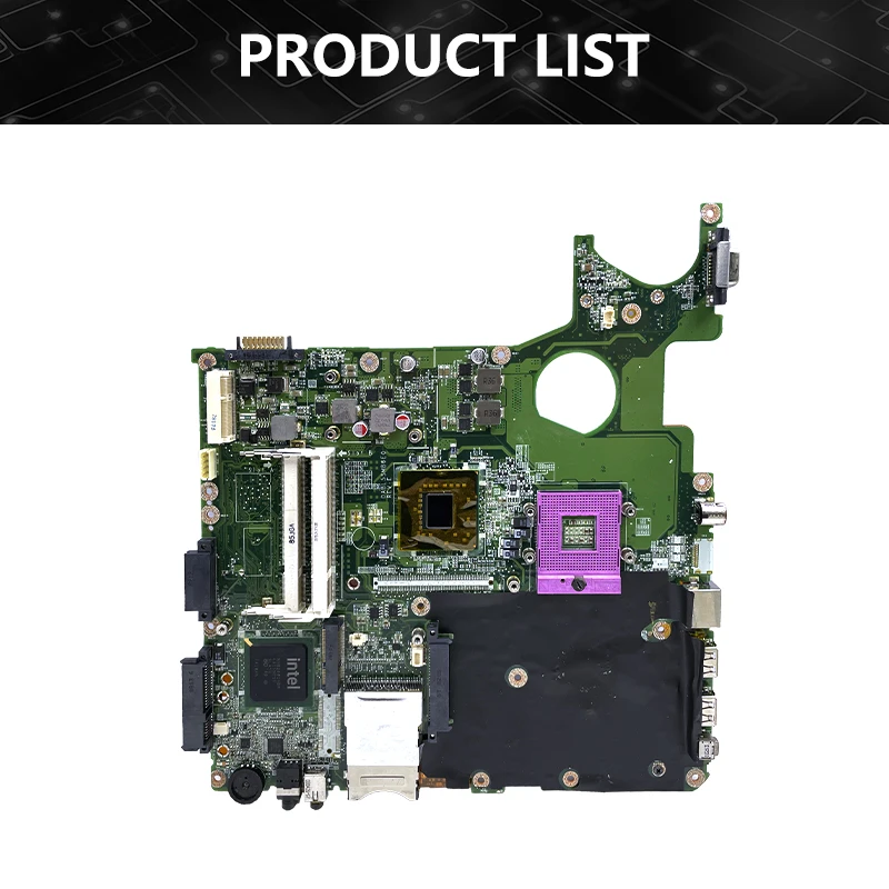 For Toshiba Satellite Pro A300 A305 P300 P305 Laptop Motherboard A000041030 DABL5SMB6E0 100% Test OK