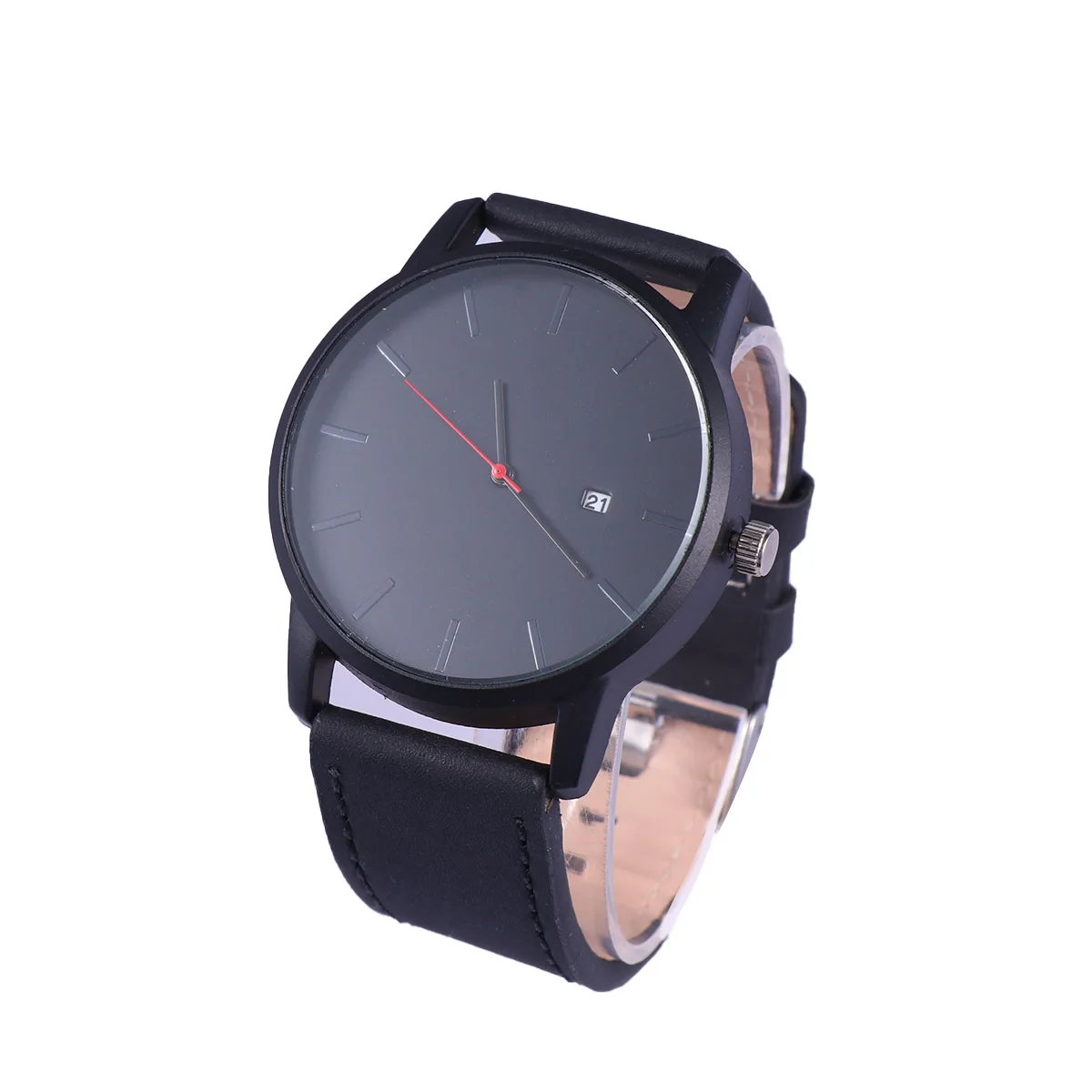 

Sports Watch for Men Black Quartz Stylish Wristwatch Durable Fashion Male Dressing Graduation Birthday Gift quartz watch man