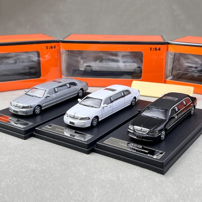 

GCD 1:64 Lincoln удлиняет легкосплавный автомобиль, литье под давлением и игрушечный транспорт, модель автомобиля, миниатюрная масштабная модель автомобиля для детей