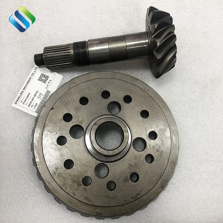 Machinery Parts for Excavator R140W7 R140W7-9 Reducer Gear Bevel Set ZTAM-00619