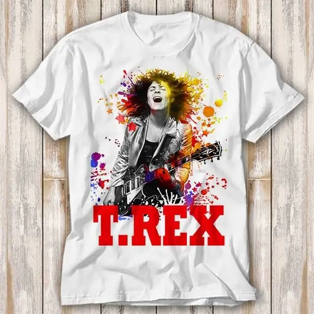 TREX Band Mark Bolan Rock Punk T Shirt Best Seller Funny Movie Music Meme Top 4298