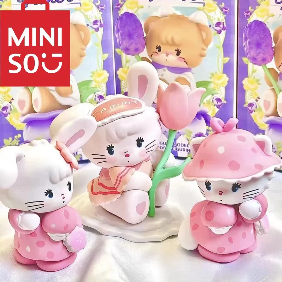 

Miniso глухая коробка Mikko Цветочная серия глухая коробка Коллекционные Фигурки экшн-фигурки коробка сюрпризов детские игрушки подарки